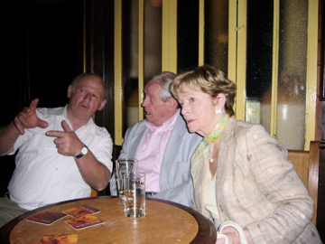 Peter with Des and Marie from Dublin